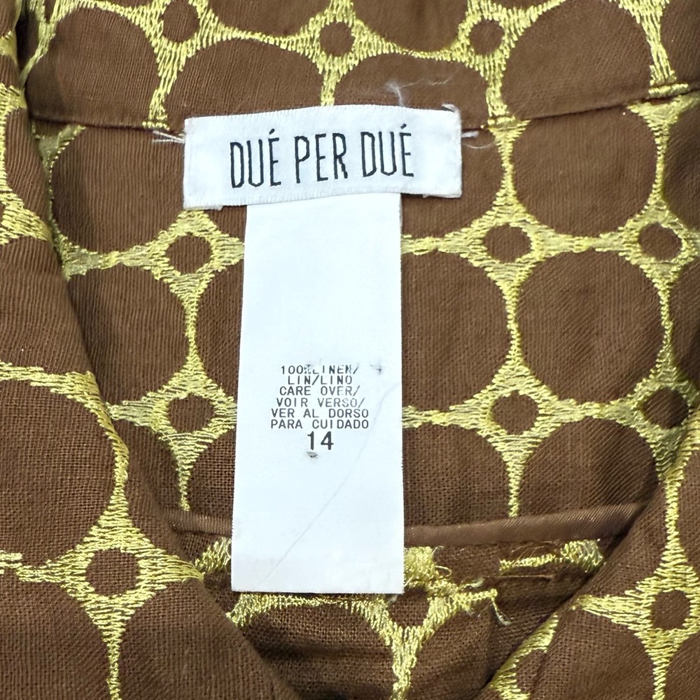 Chic Brown Patterned Women's Blazer - image 4